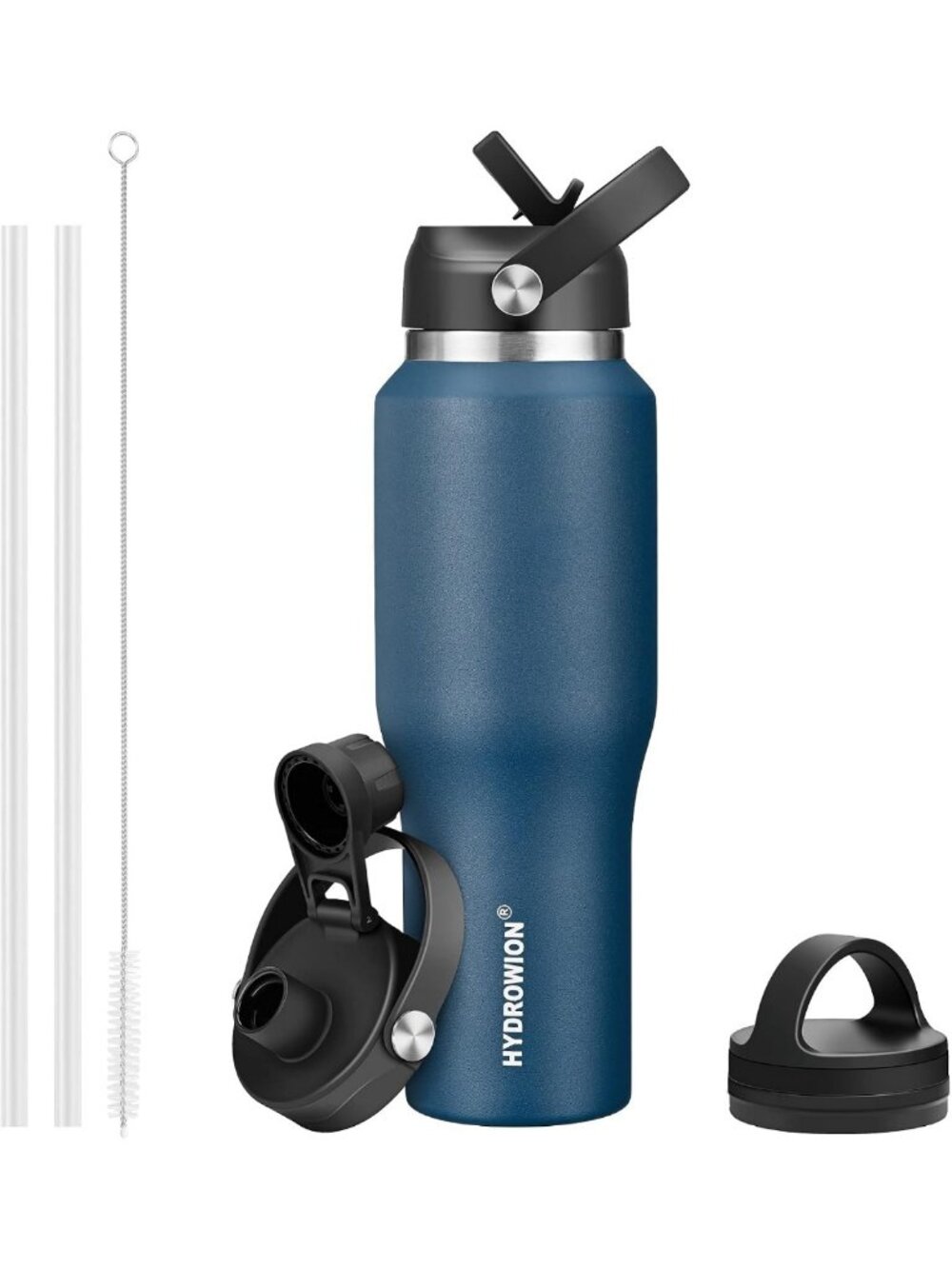 32 oz Insulated Stainless Steel Water Bottle - Triple-Wall, Straw Lid, BPA-Free